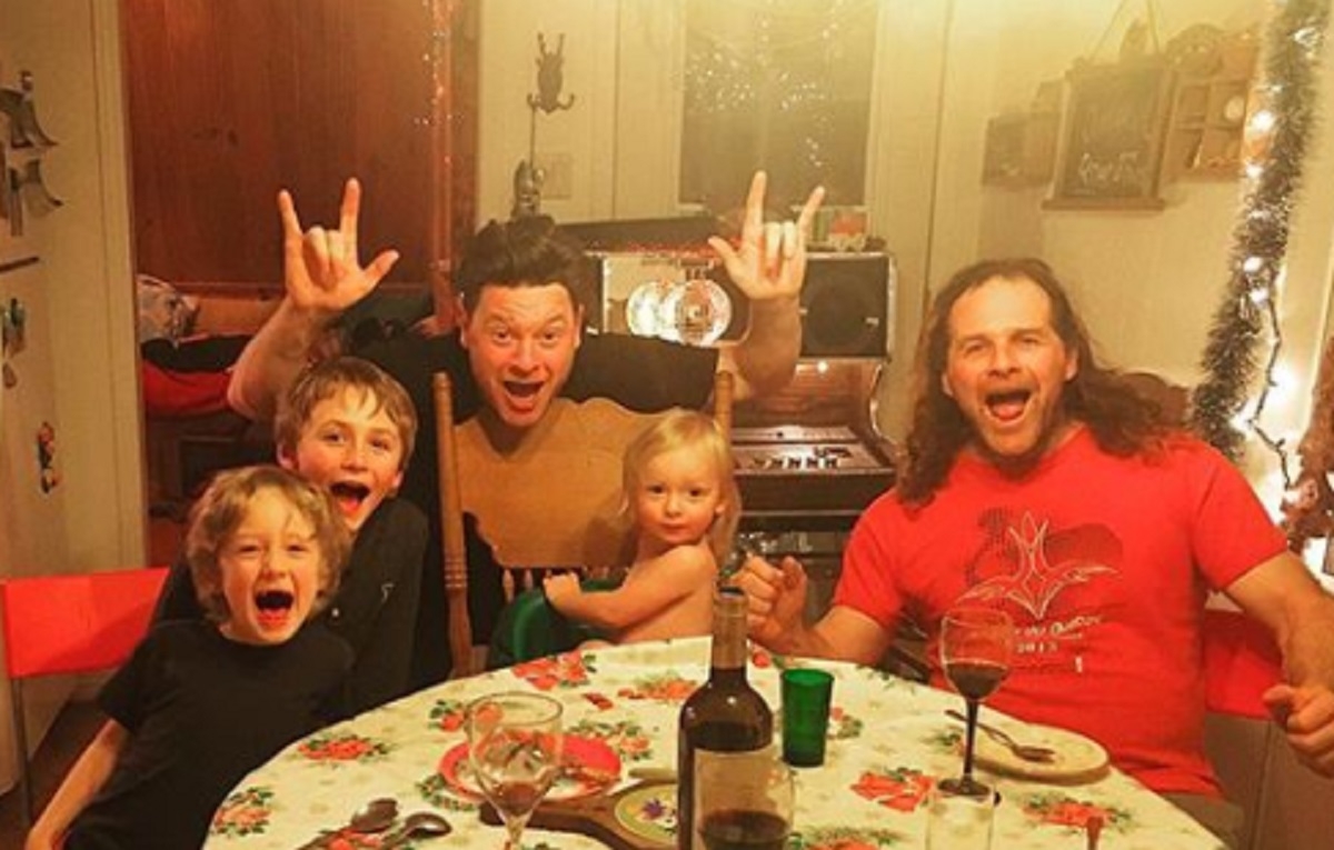 Yan Perreau passe un formidable moment avec ses gar�ons!