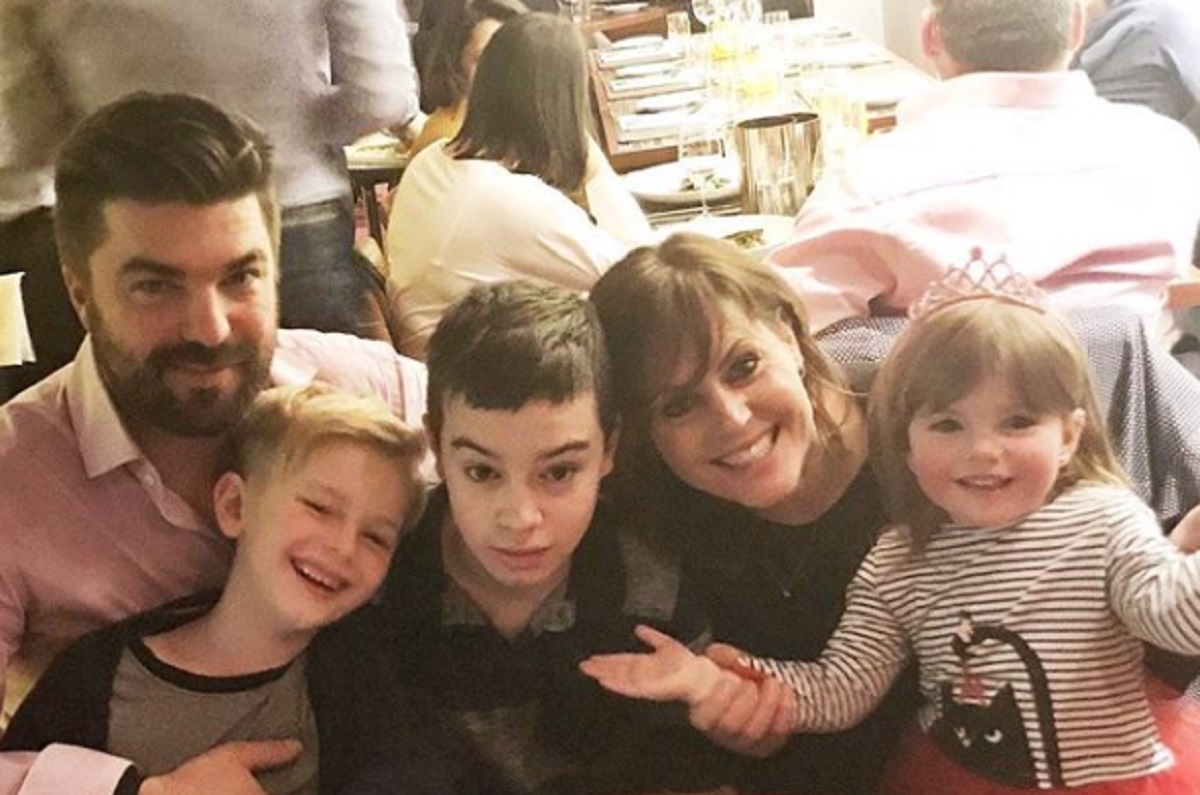 Patricia Paquin et Louis-Franois Marcotte ont pass un moment magique en famille..